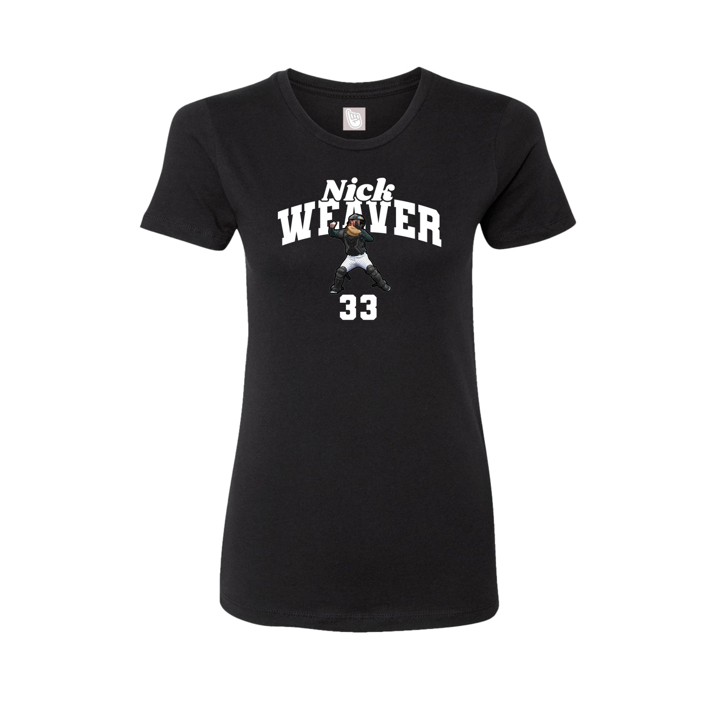 Womens Tee — Signature Arch in Black
