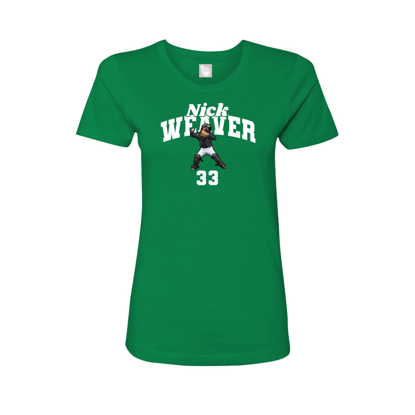 Womens Tee — Signature Arch in Green