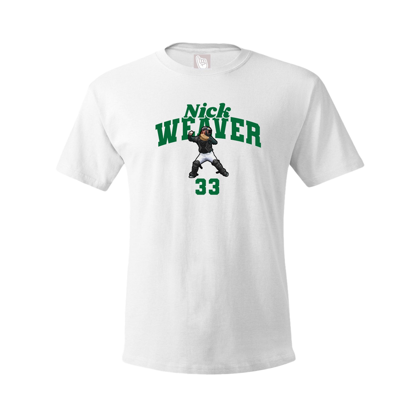 Youth Tee — Signature Arch in White