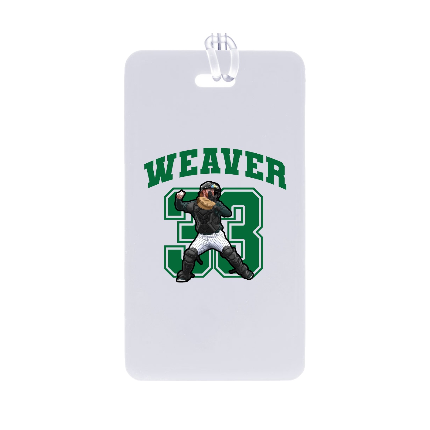 Bag Tag — Number in Classic