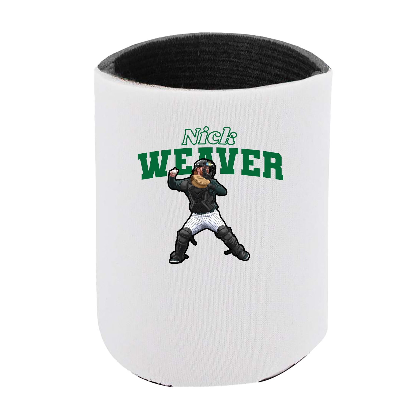 Can Holder — Name Arch in White
