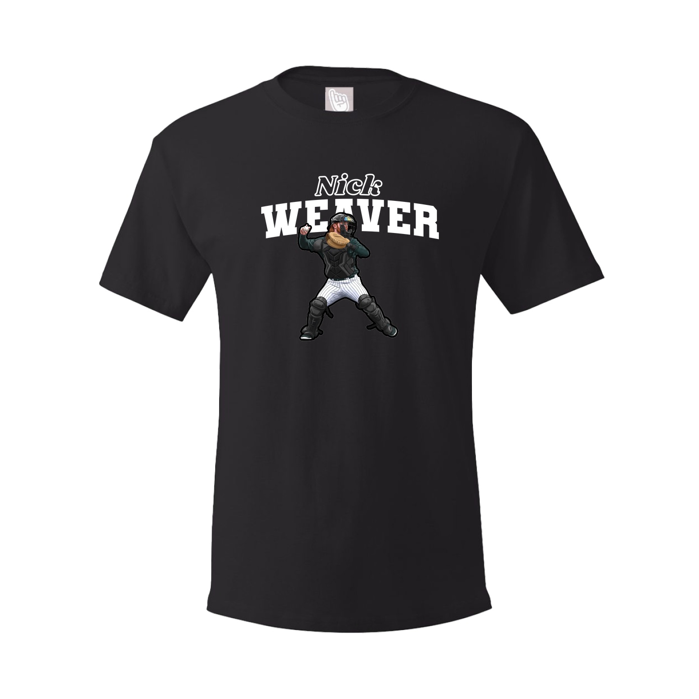 Youth Tee — Name Arch in Black