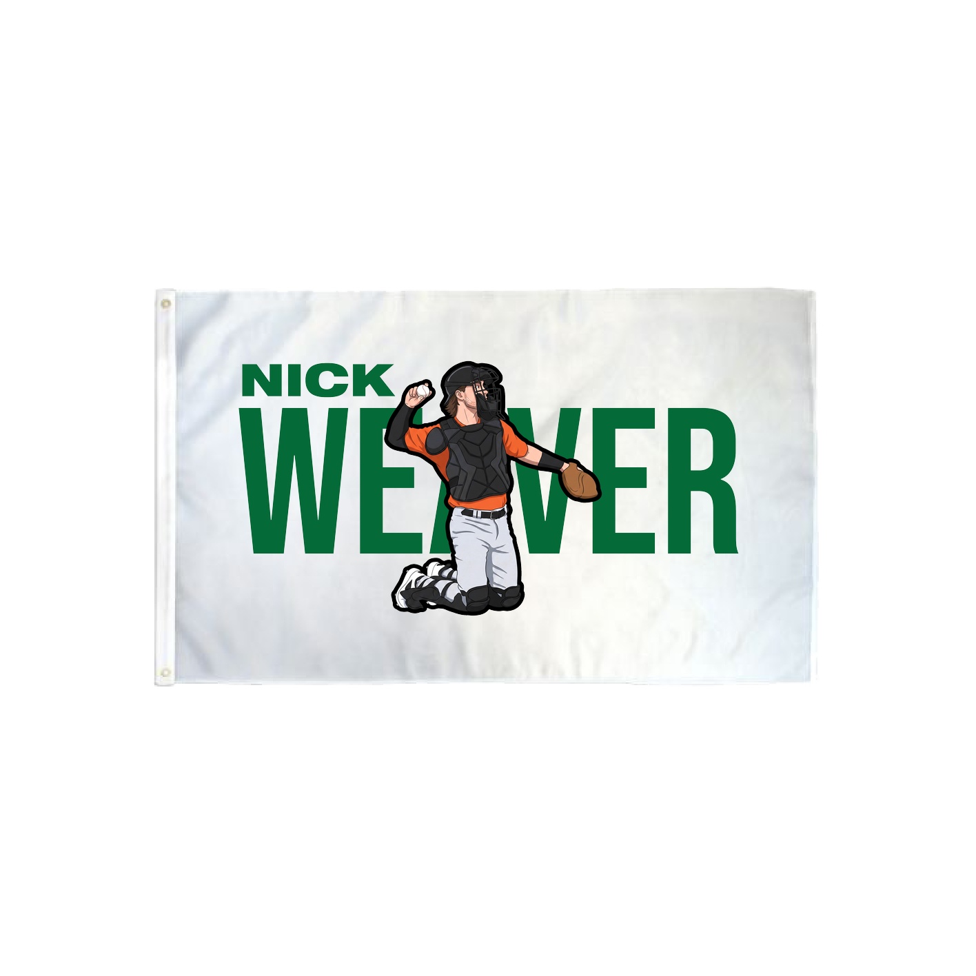 3x5 Flag — Player Name in Classic