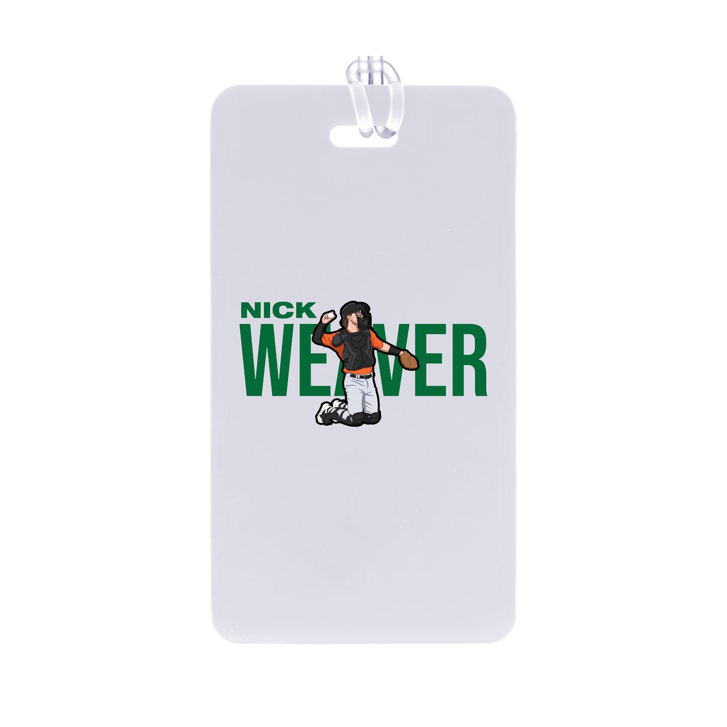 Bag Tag — Player Name in Classic