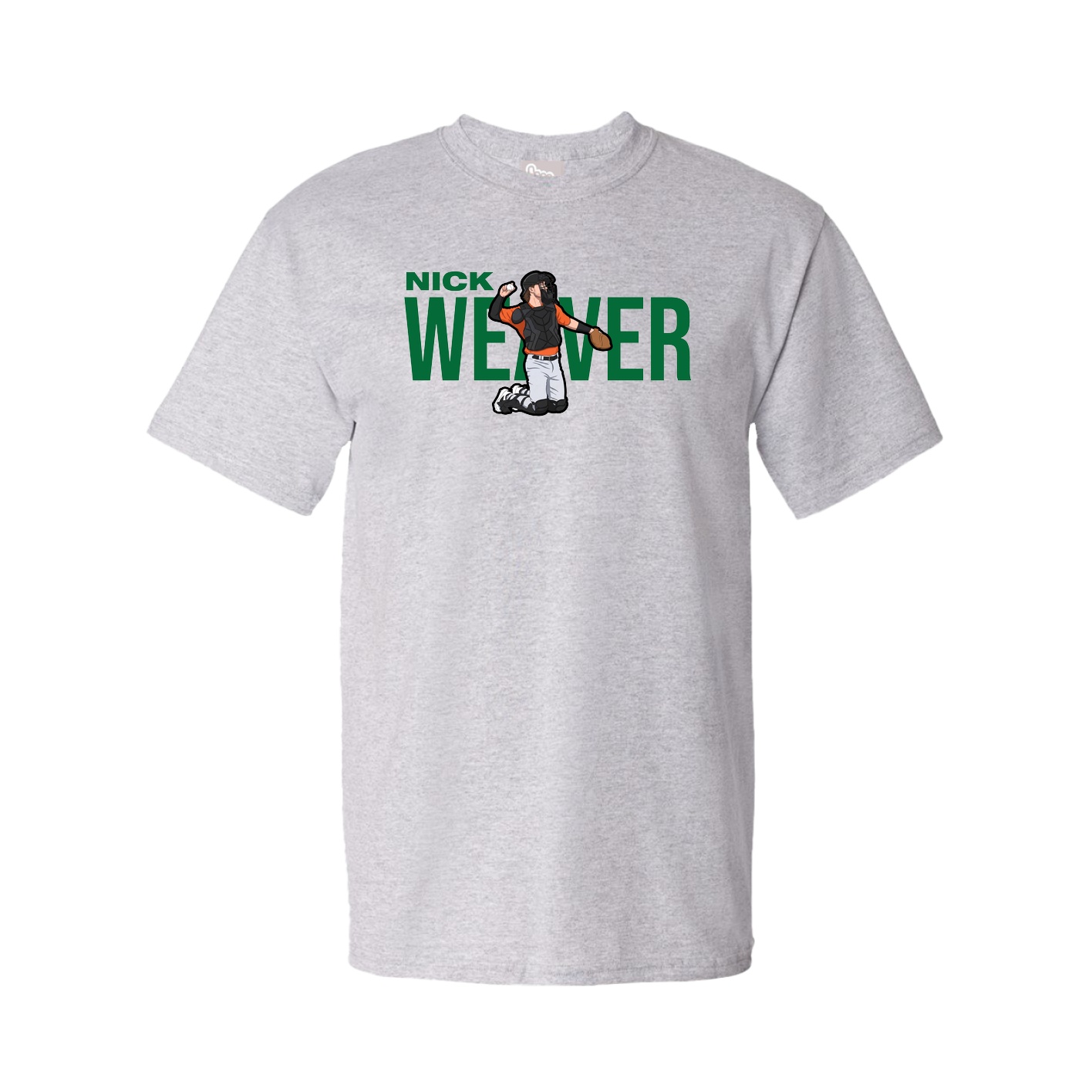 Youth Tee — Player Name in Grey