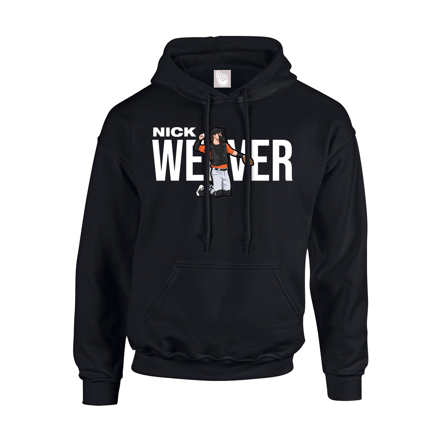Youth Hoodie — Player Name in Black