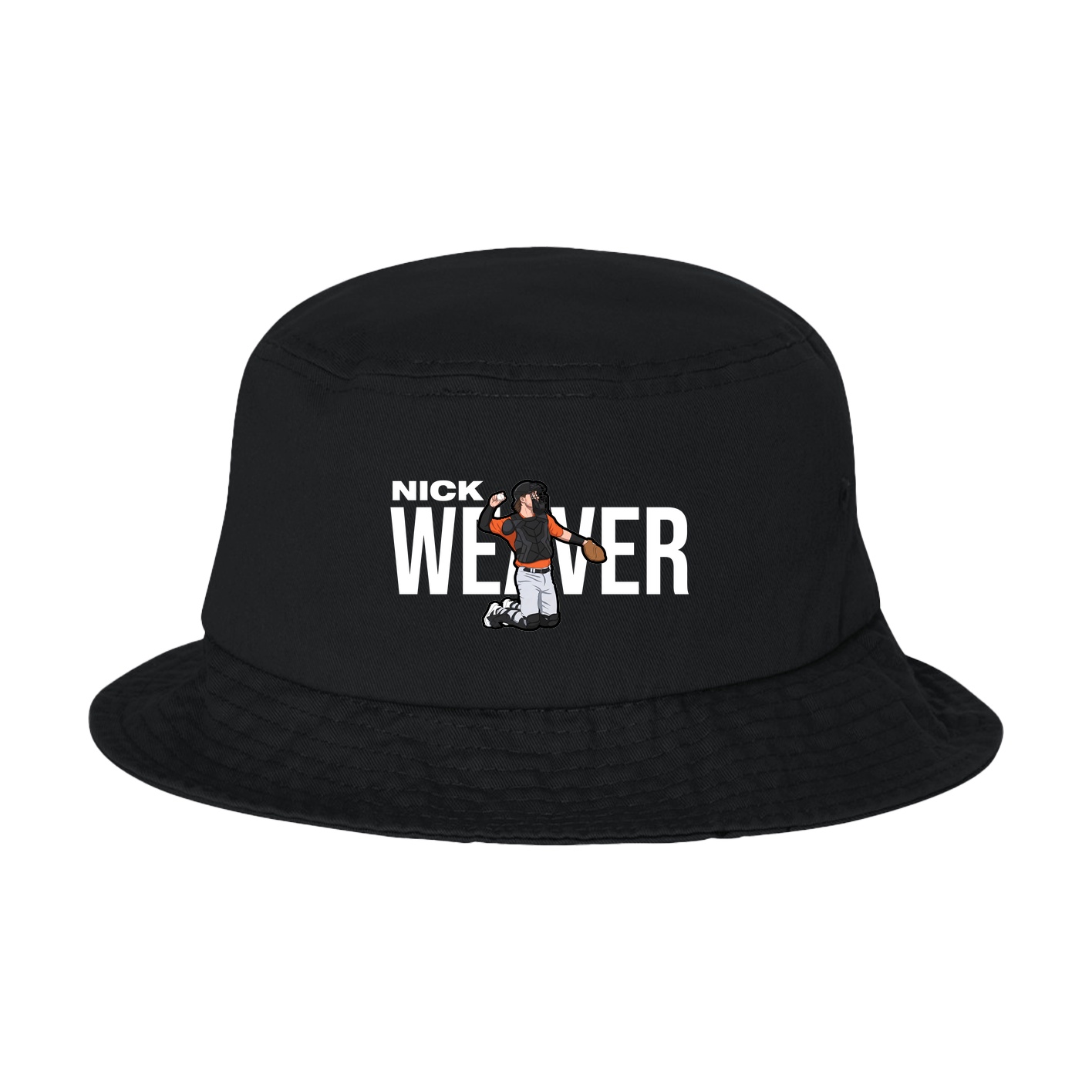 Bucket Cap — Player Name in Black