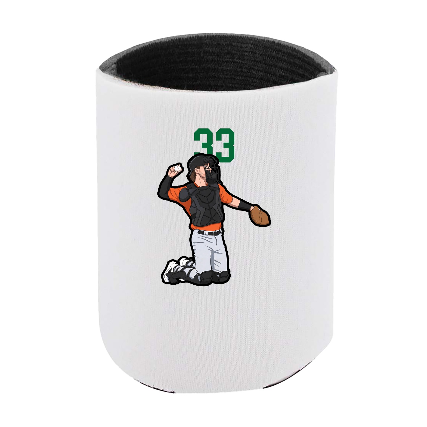 Can Holder — Number Top in White