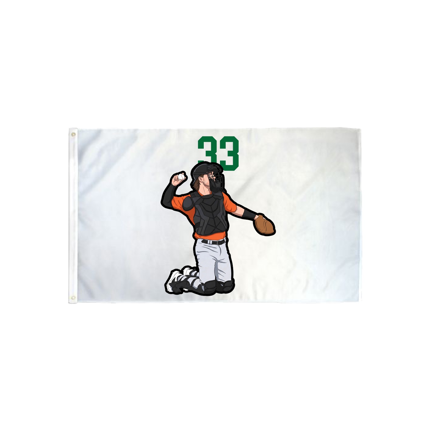 3x5 Flag — Number Top in Classic