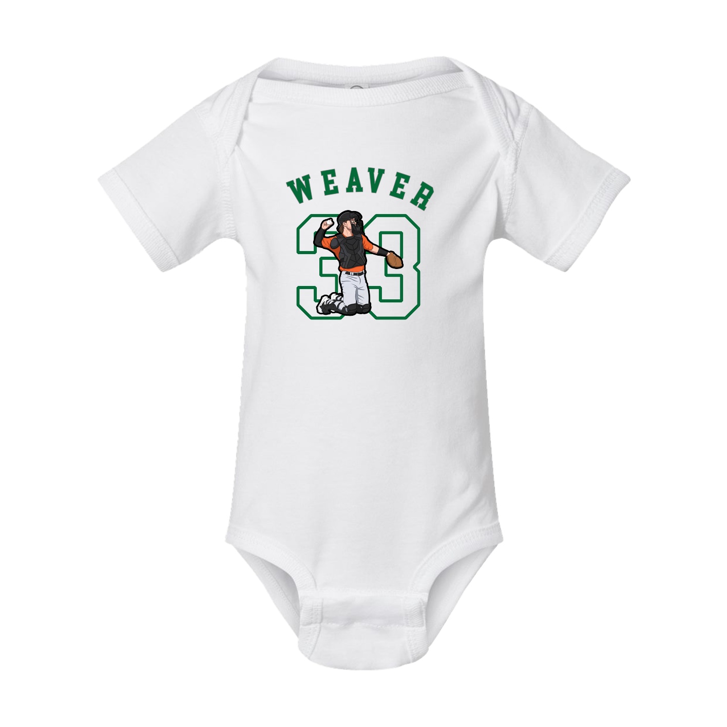 Baby Onesie — Shirsey Arch in White