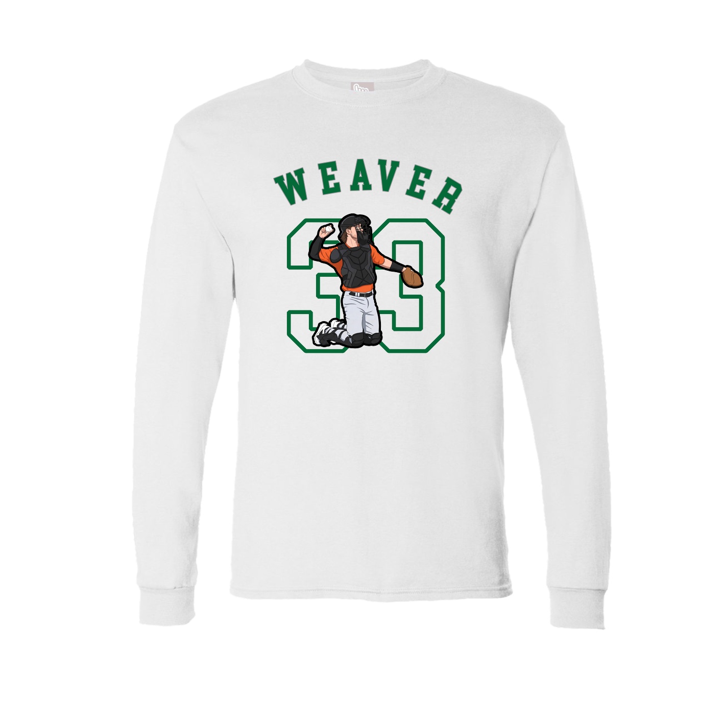 Long Sleeve Tee — Shirsey Arch in White