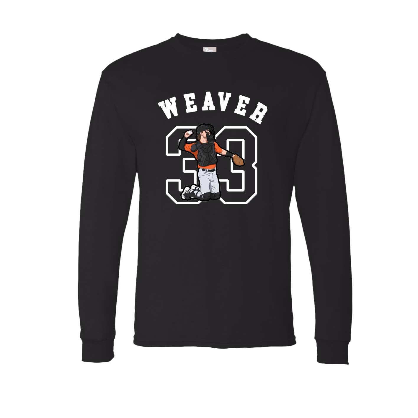Long Sleeve Tee — Shirsey Arch in Black
