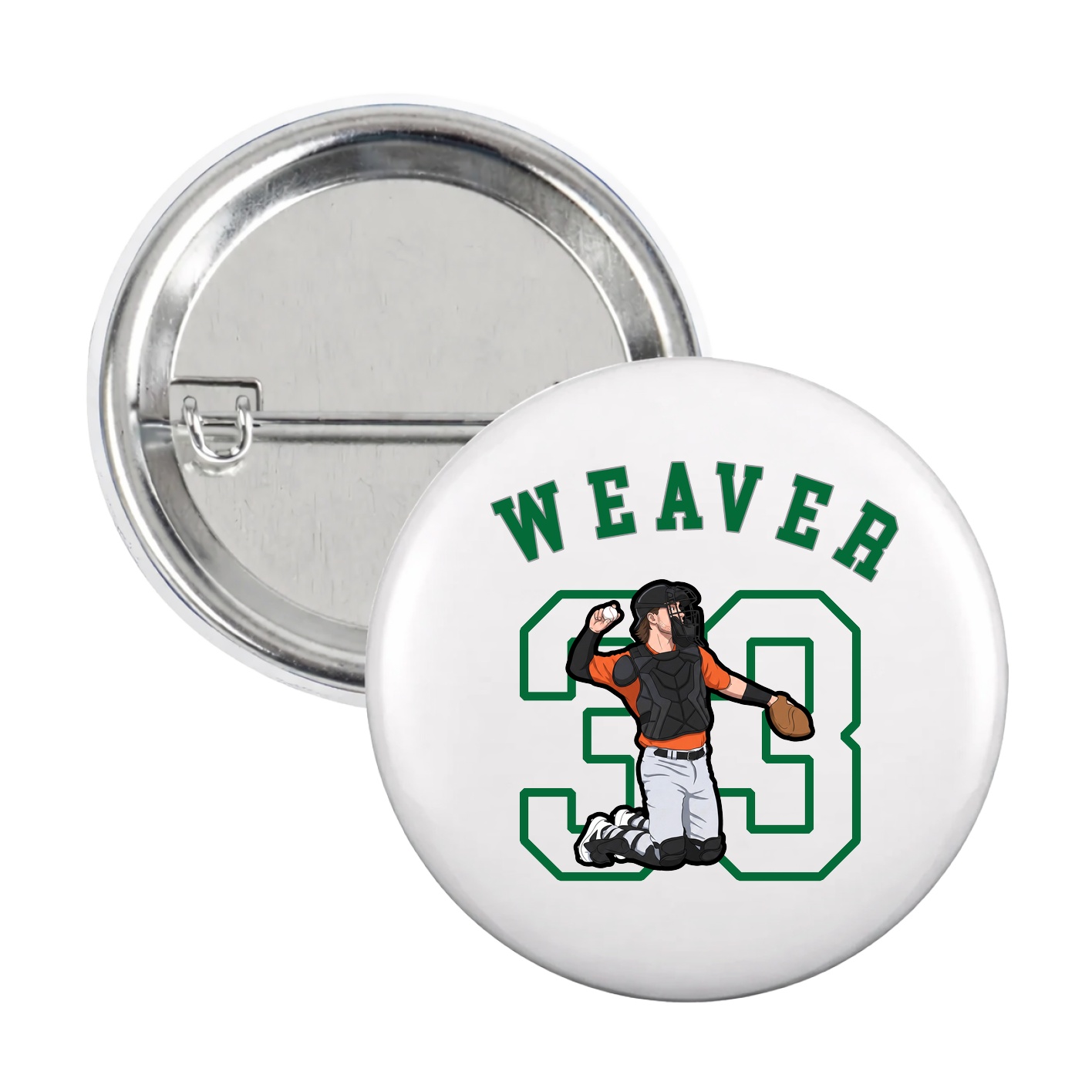 Game Day Button — Shirsey Arch in White