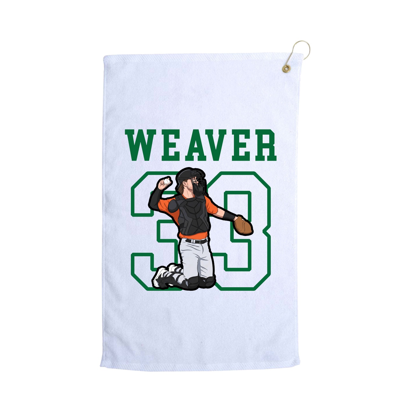 Golf Towel — Shirsey in White