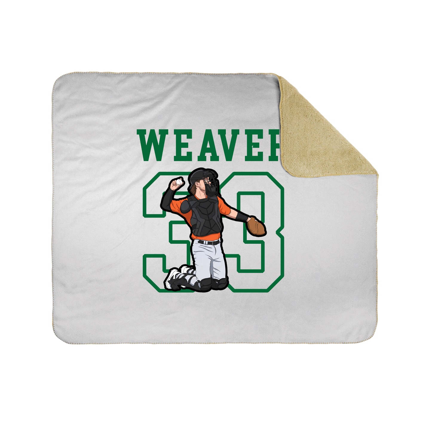 Throw Blanket — Shirsey in White