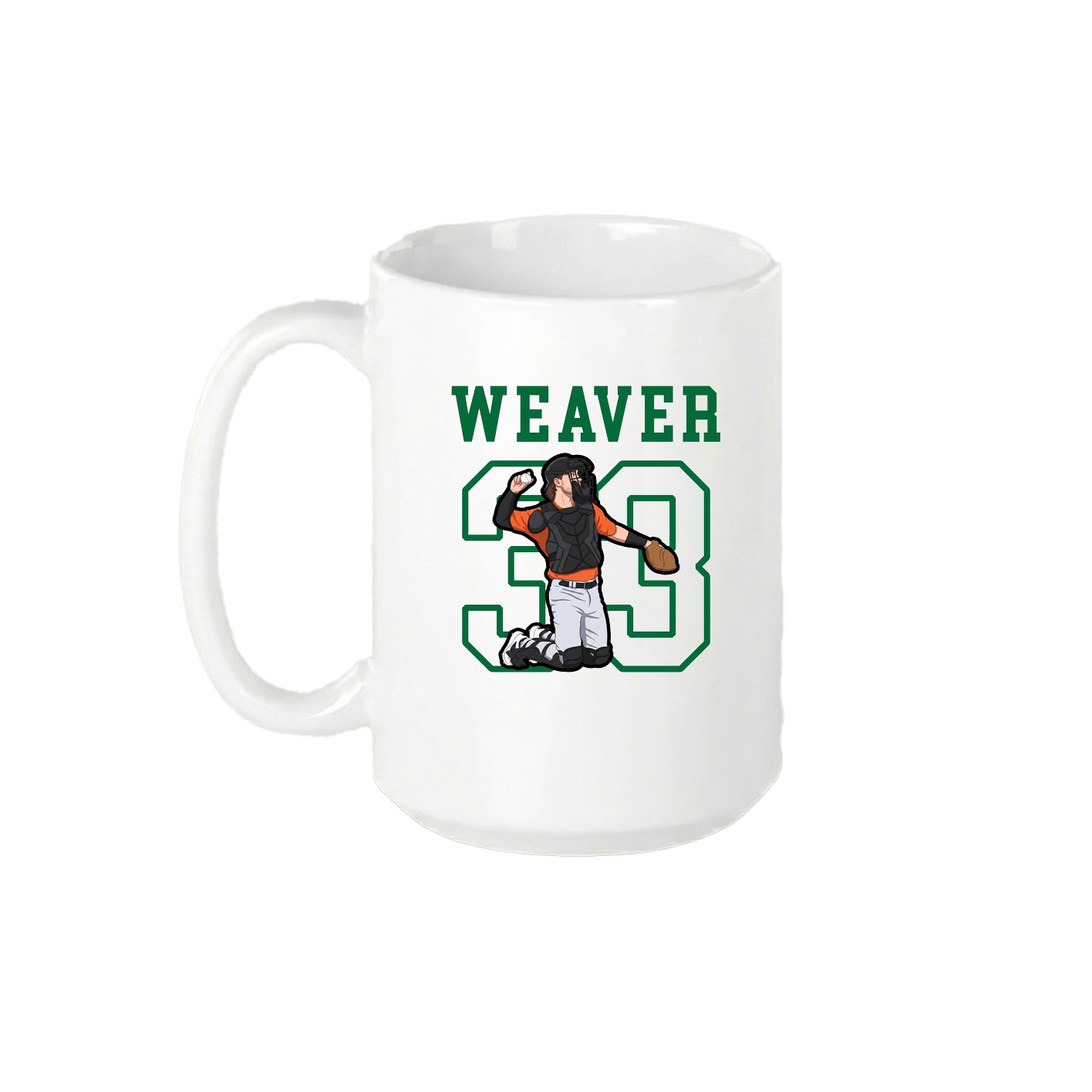 15oz Coffee Mug — Shirsey in White