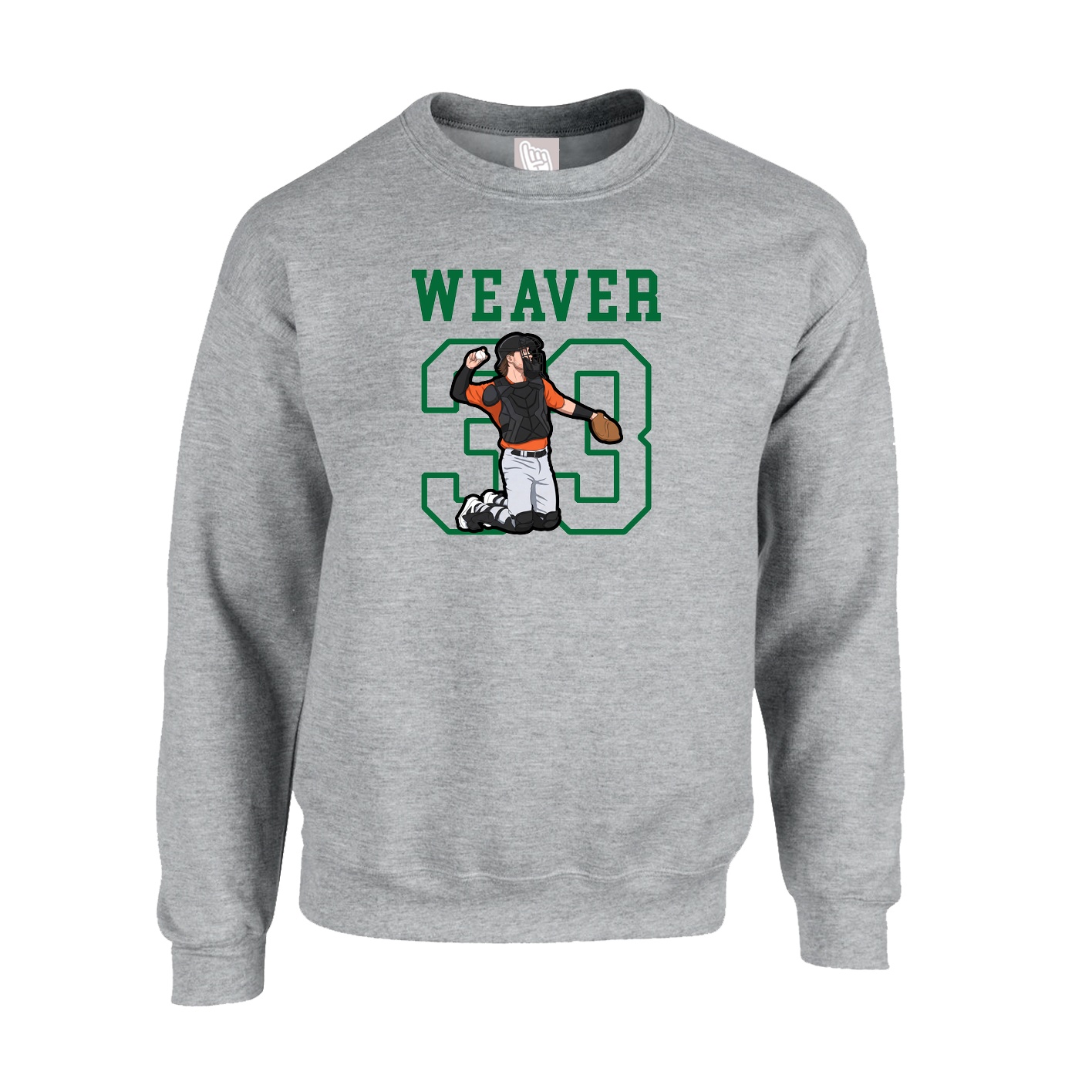 Fleece Crew — Shirsey in Grey