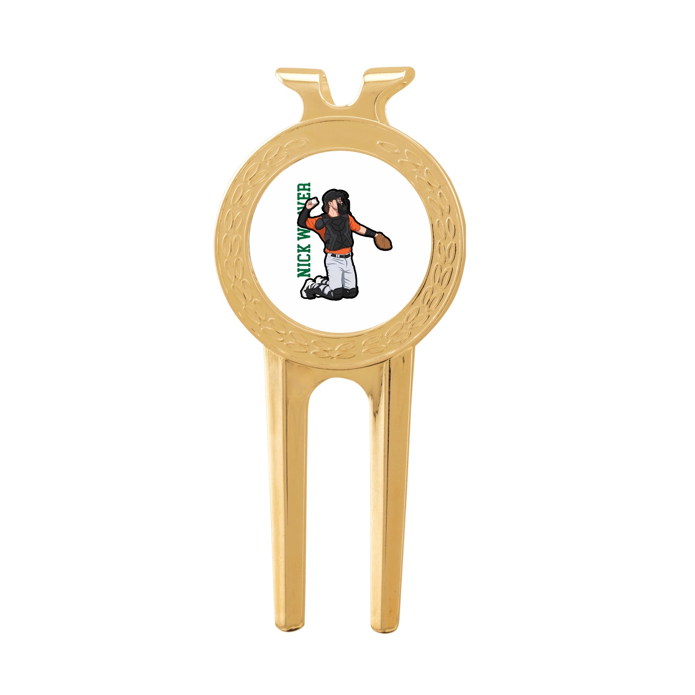 Divot Tool with Ball Marker — Name Vertical in Classic