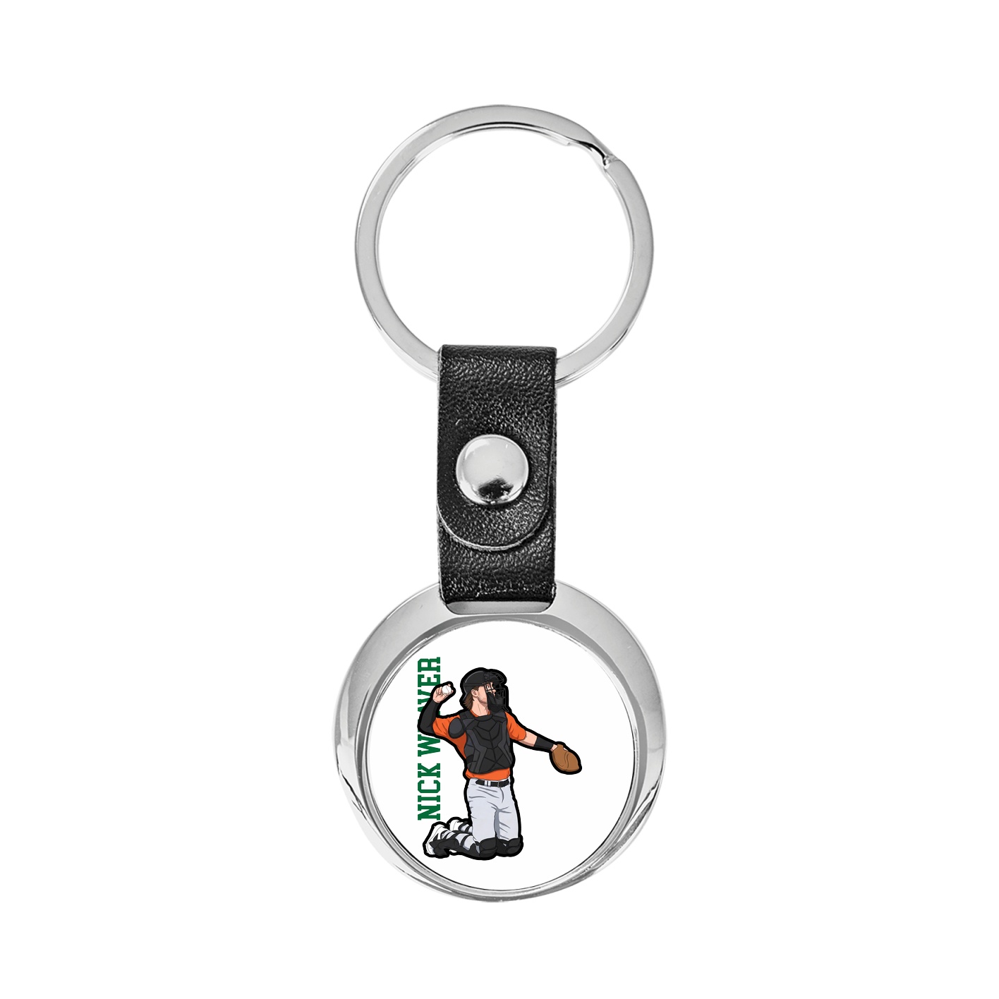 Key Chain — Name Vertical in Classic