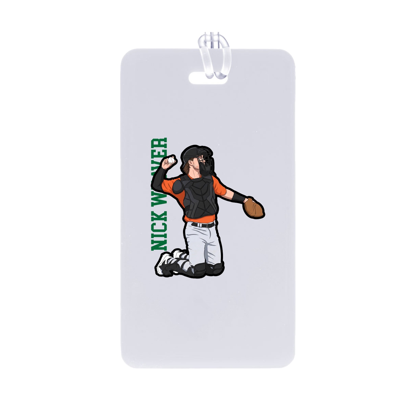 Bag Tag — Name Vertical in Classic