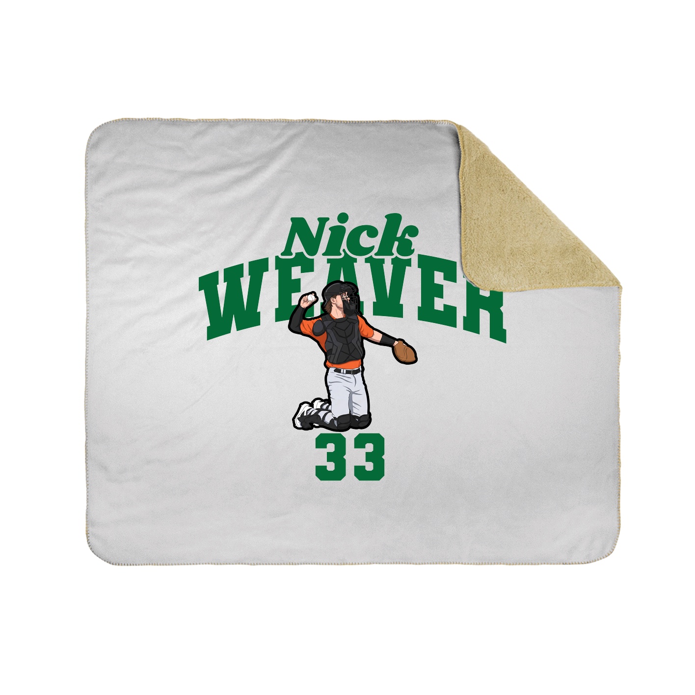 Throw Blanket — Signature Arch in White