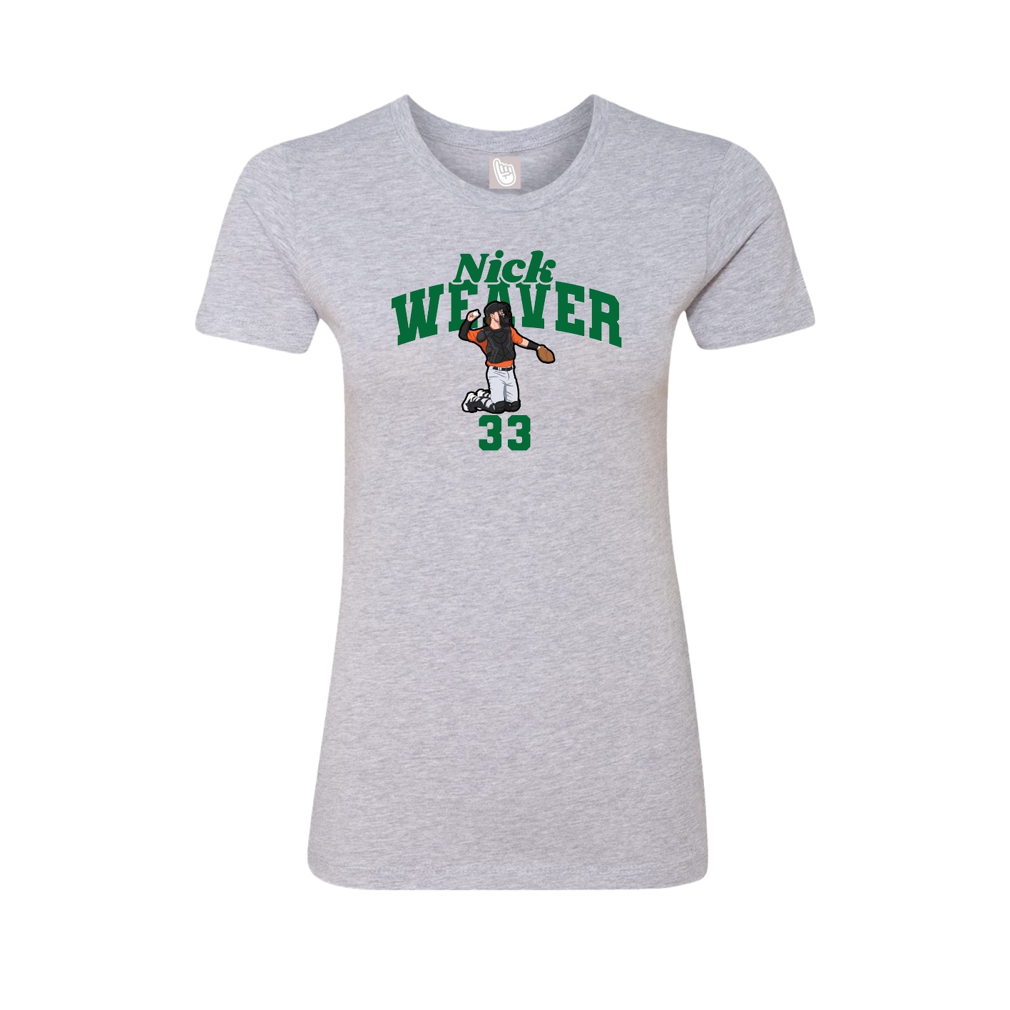 Womens Tee — Signature Arch in Grey