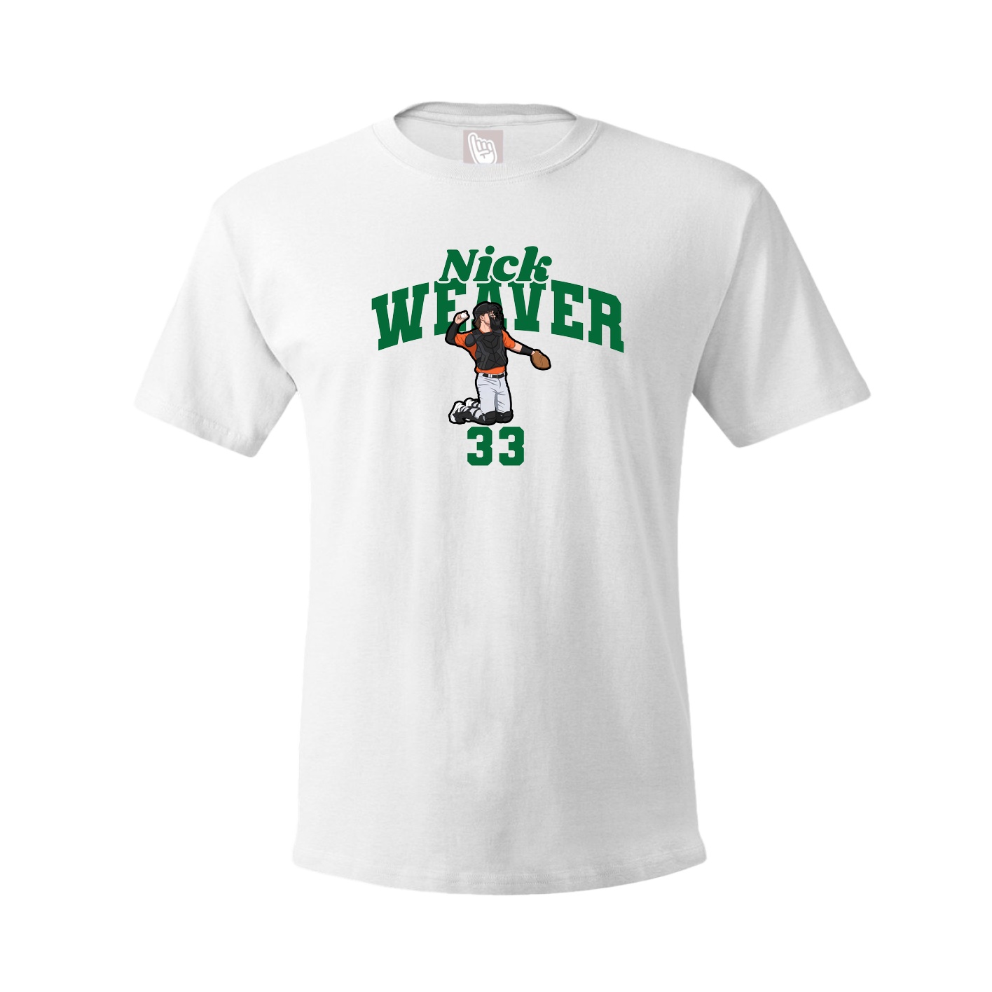 Youth Tee — Signature Arch in White