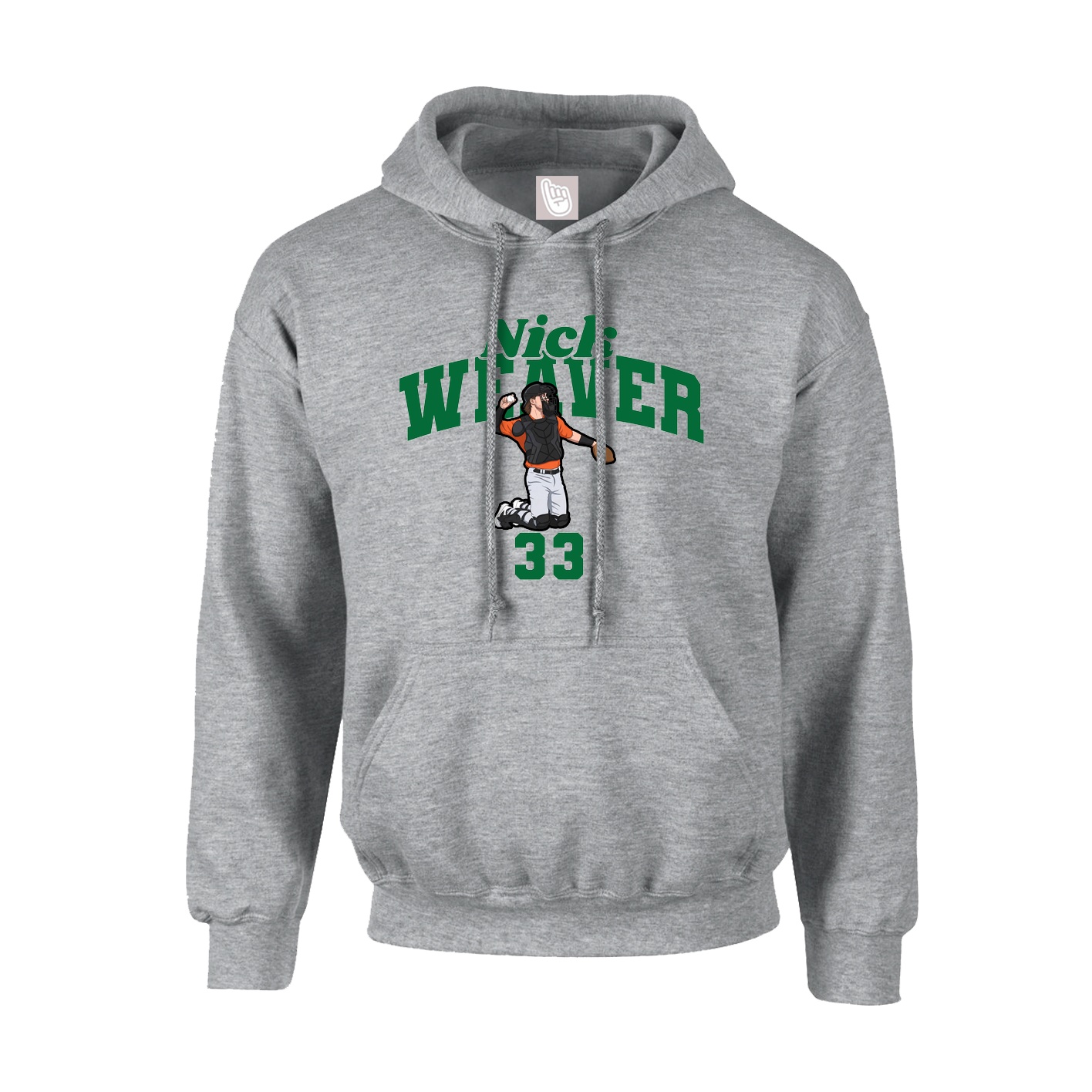 Hoodie — Signature Arch in Grey