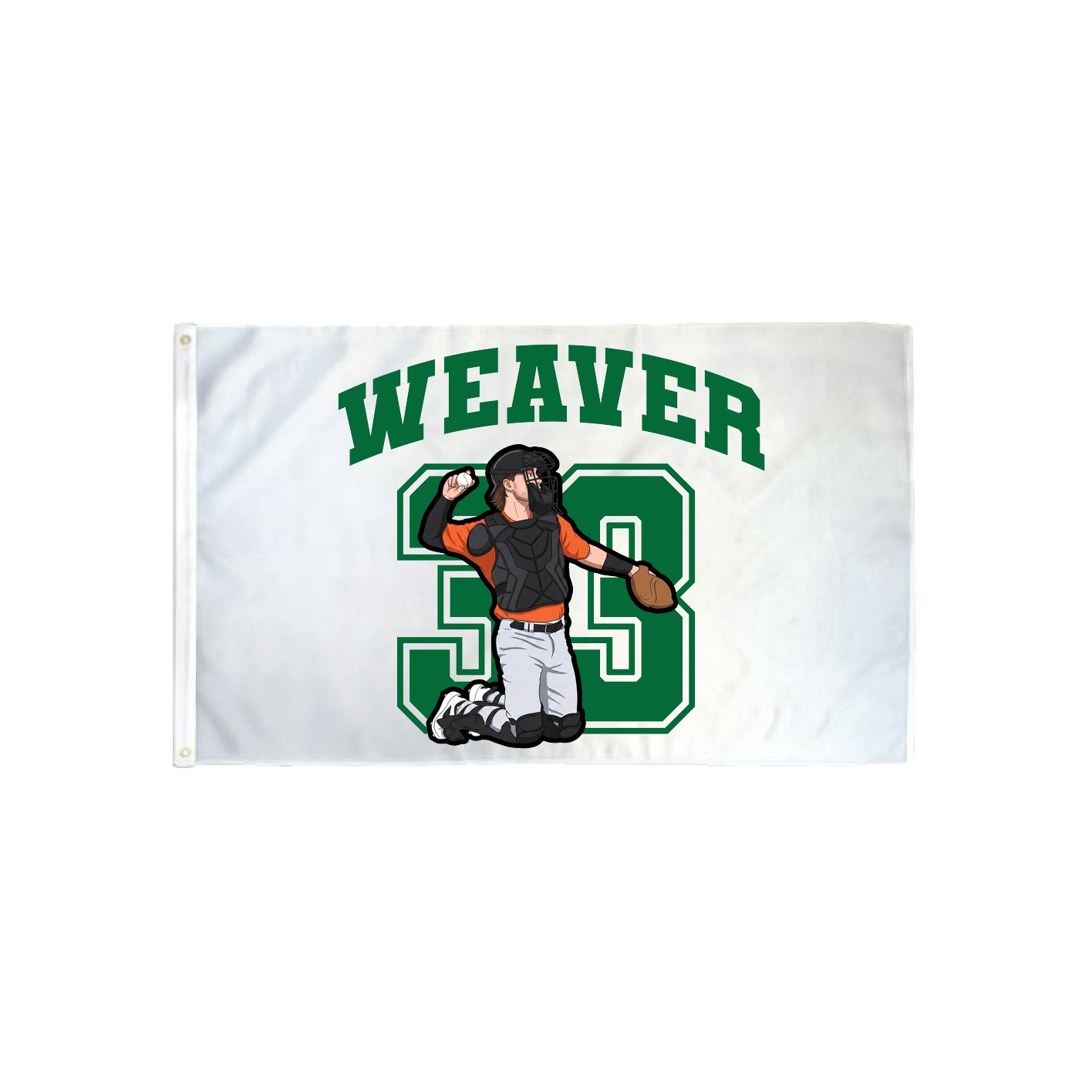 3x5 Flag — Number in Classic