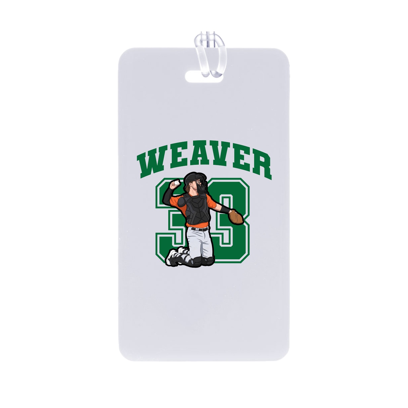 Bag Tag — Number in Classic