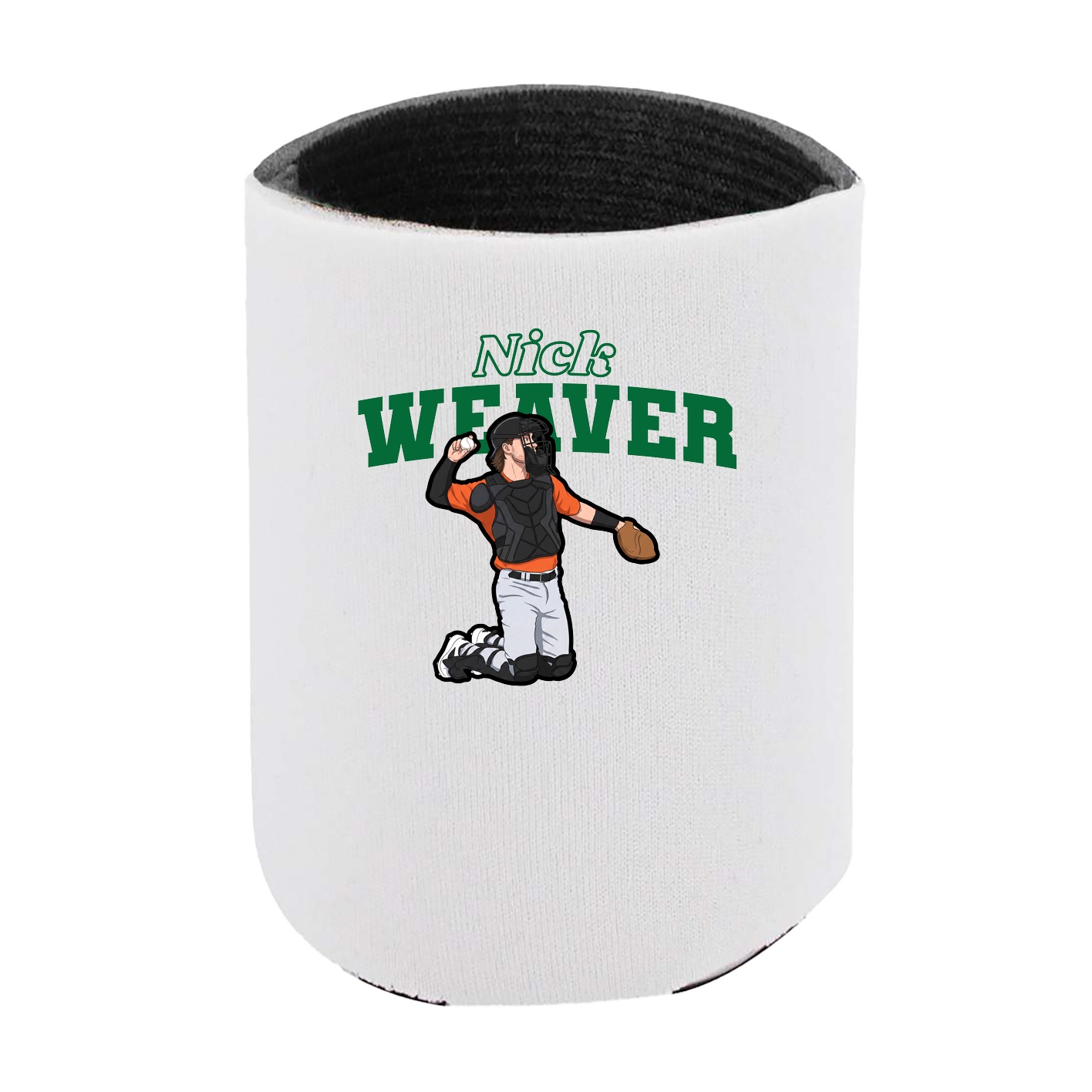 Can Holder — Name Arch in White