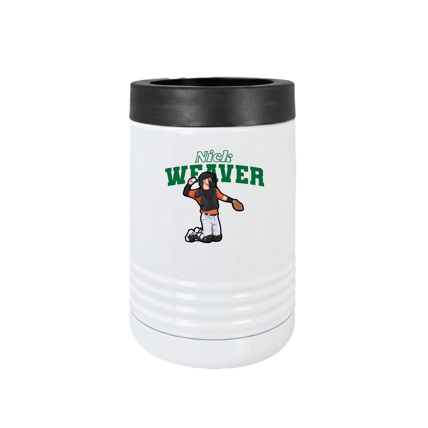 Beverage Holder — Name Arch in White