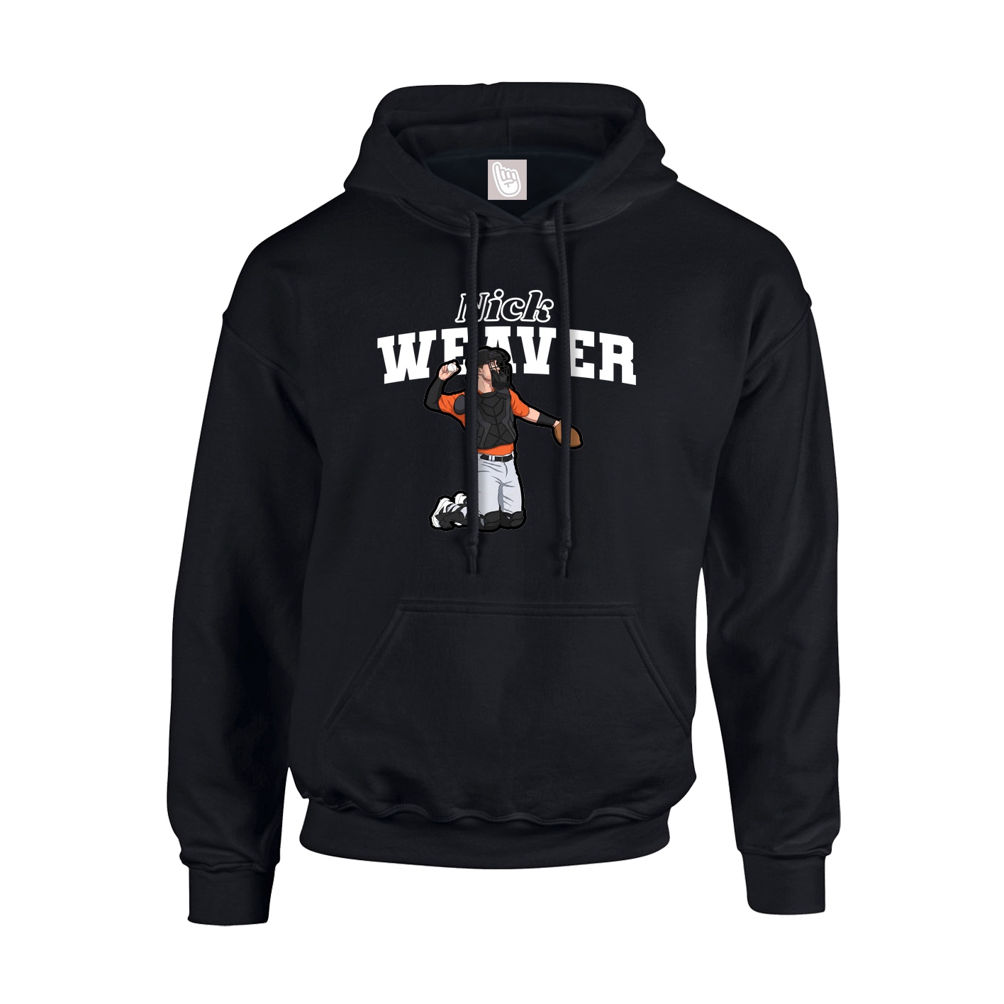 Hoodie — Name Arch in Black