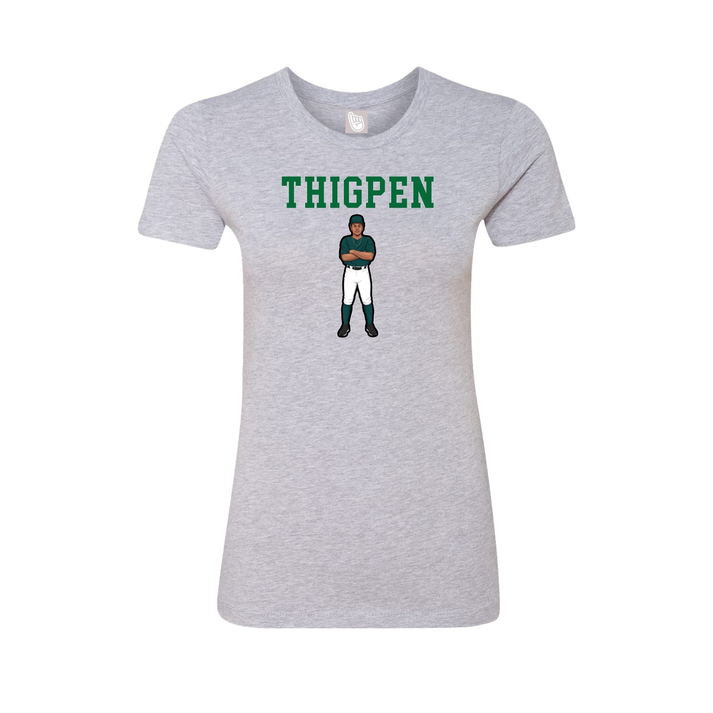 Fitted Women's Tee — Shirsey in Grey