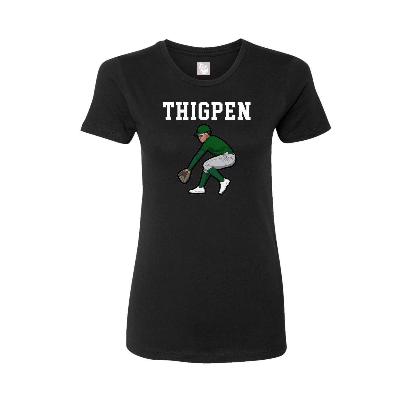 Fitted Women's Tee — Shirsey in Black