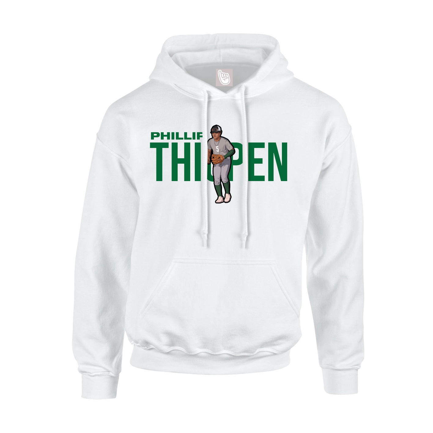 Hoodie — Player Name in White
