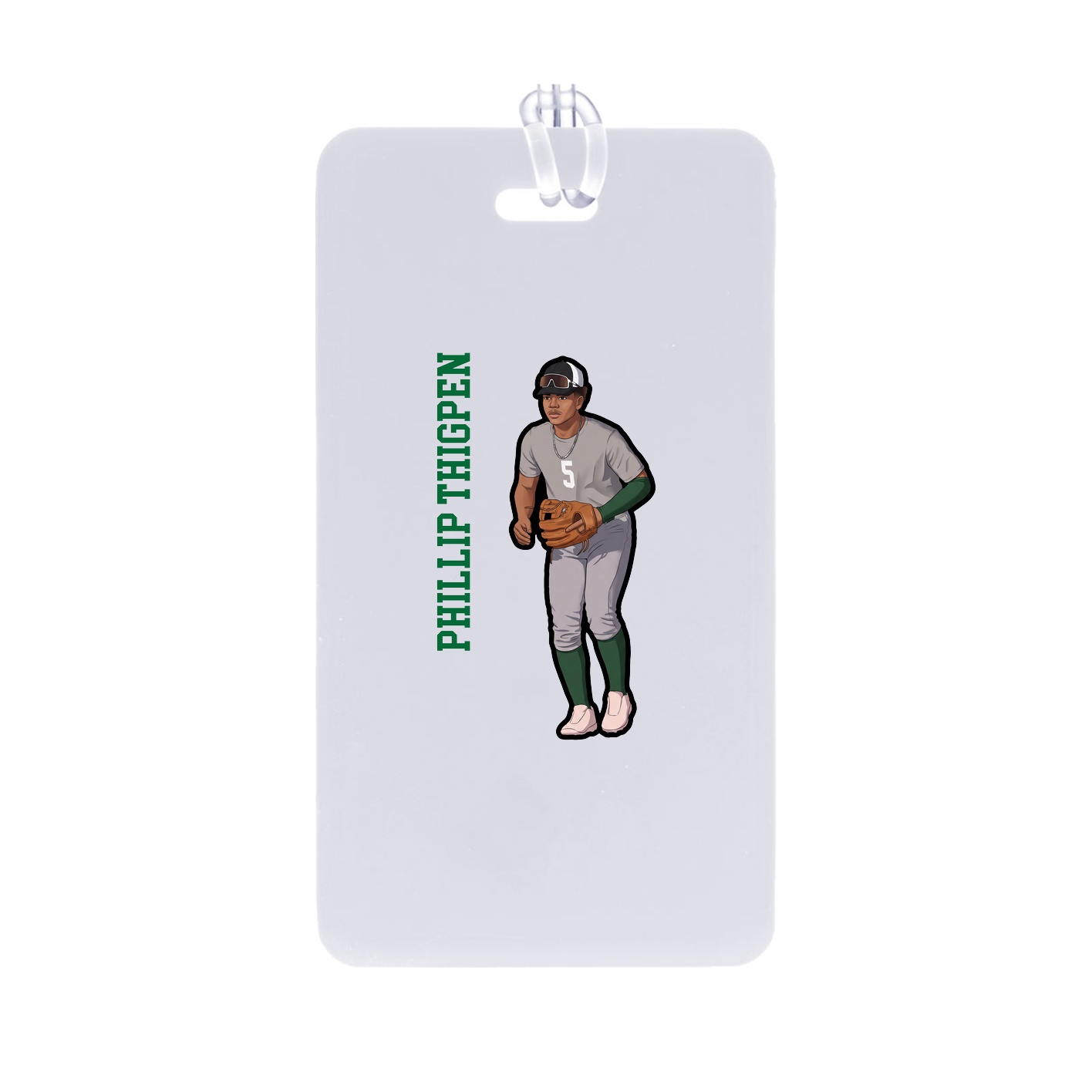 Bag Tag — Name Vertical in Classic