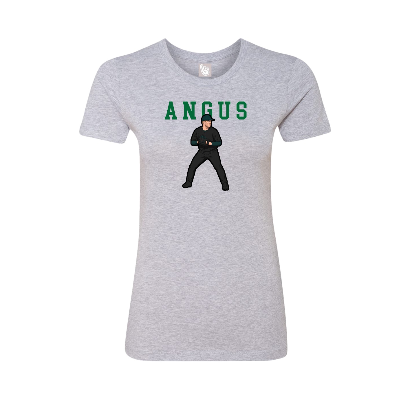 Fitted Women's Tee — Shirsey in Grey