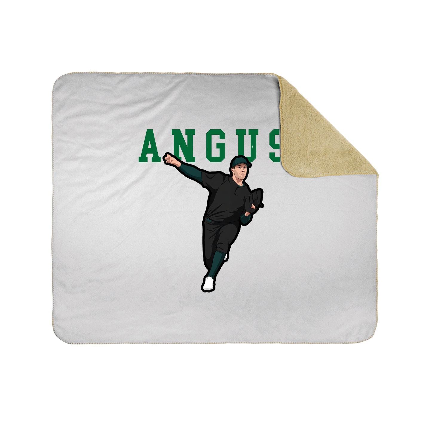 Throw Blanket — Shirsey in White