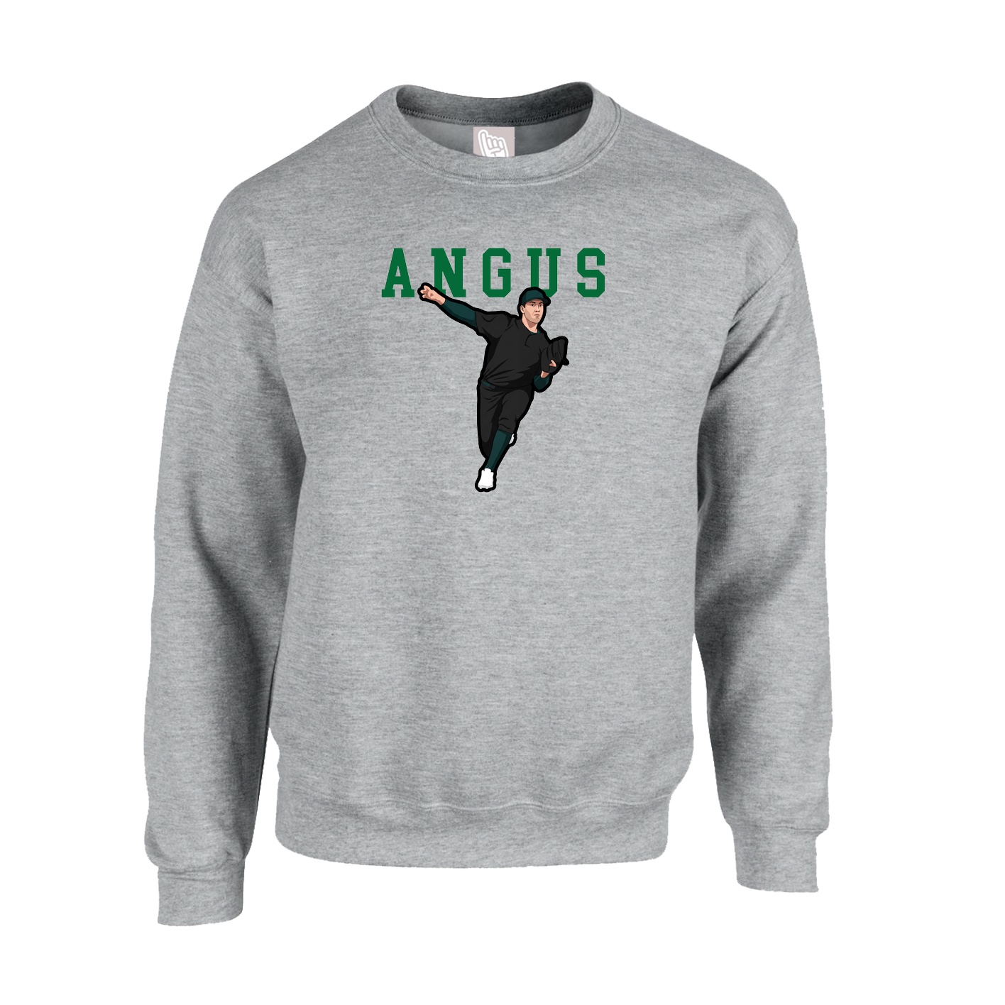 Fleece Crew — Shirsey in Grey