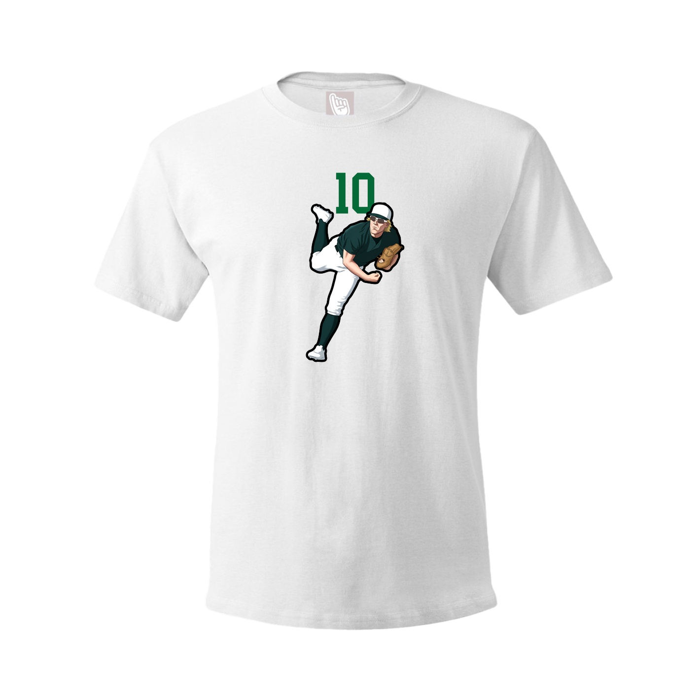 Tee — Number Top in White