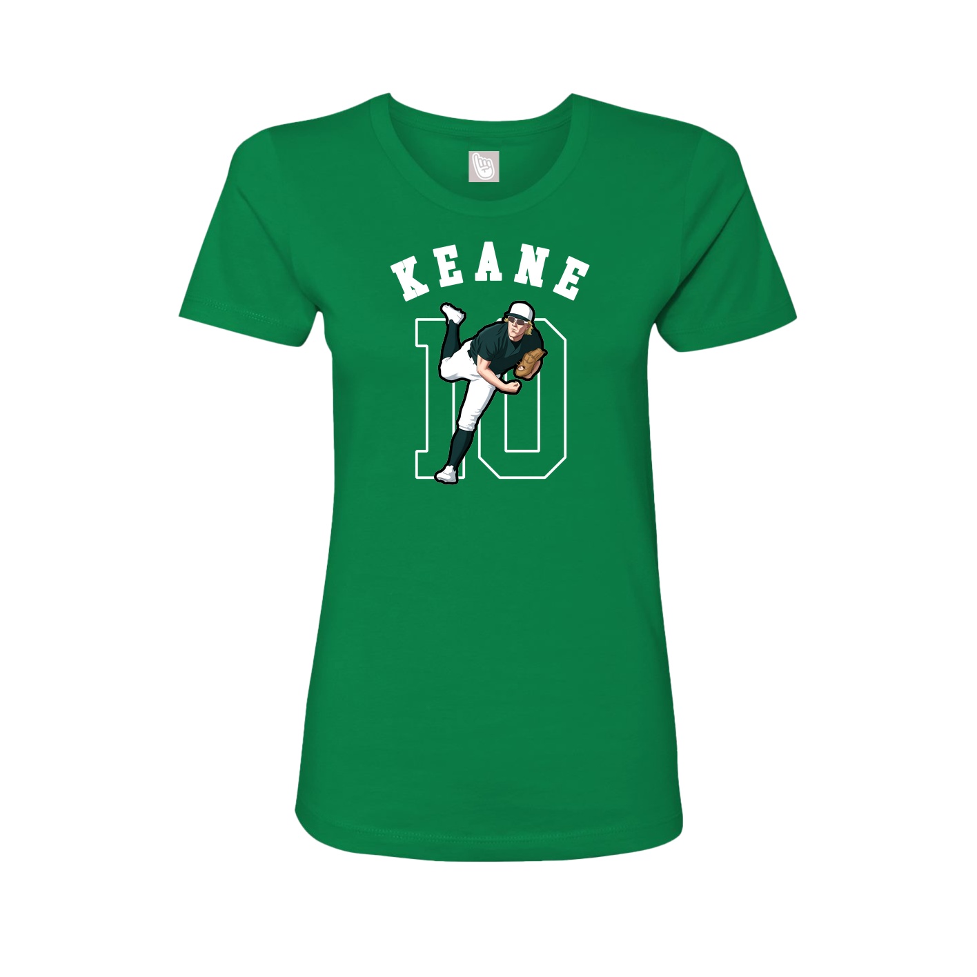 Fitted Women's Tee — Shirsey Arch in Green