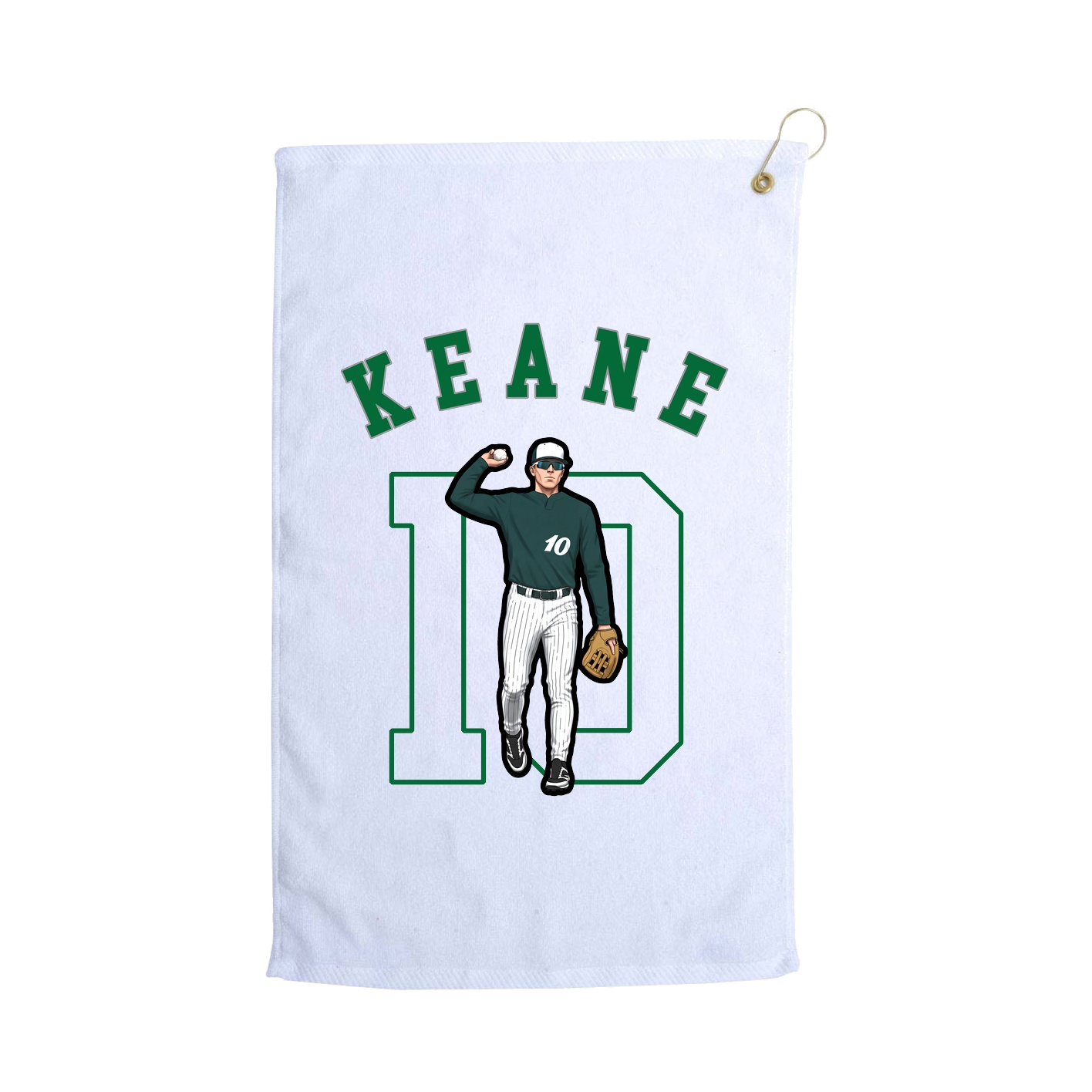 Golf Towel — Shirsey Arch in White