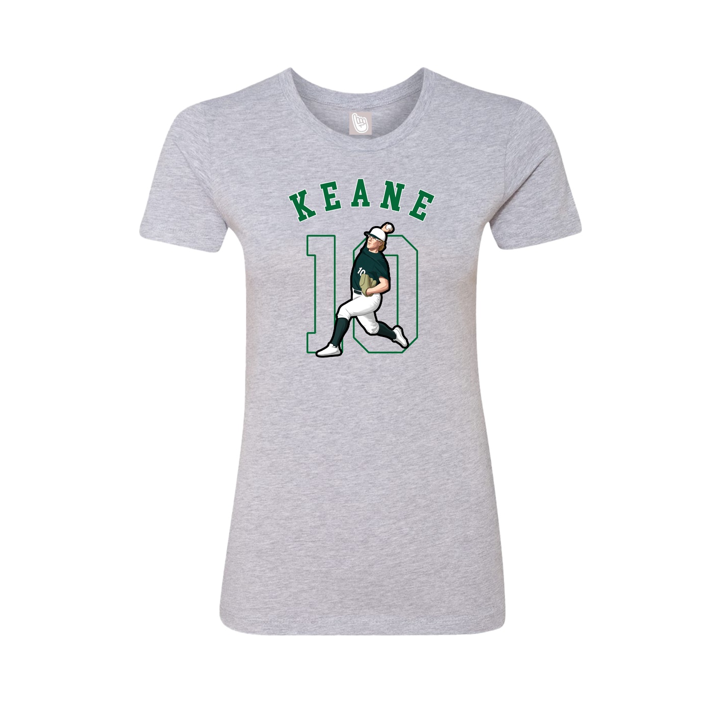 Fitted Women's Tee — Shirsey Arch in Grey