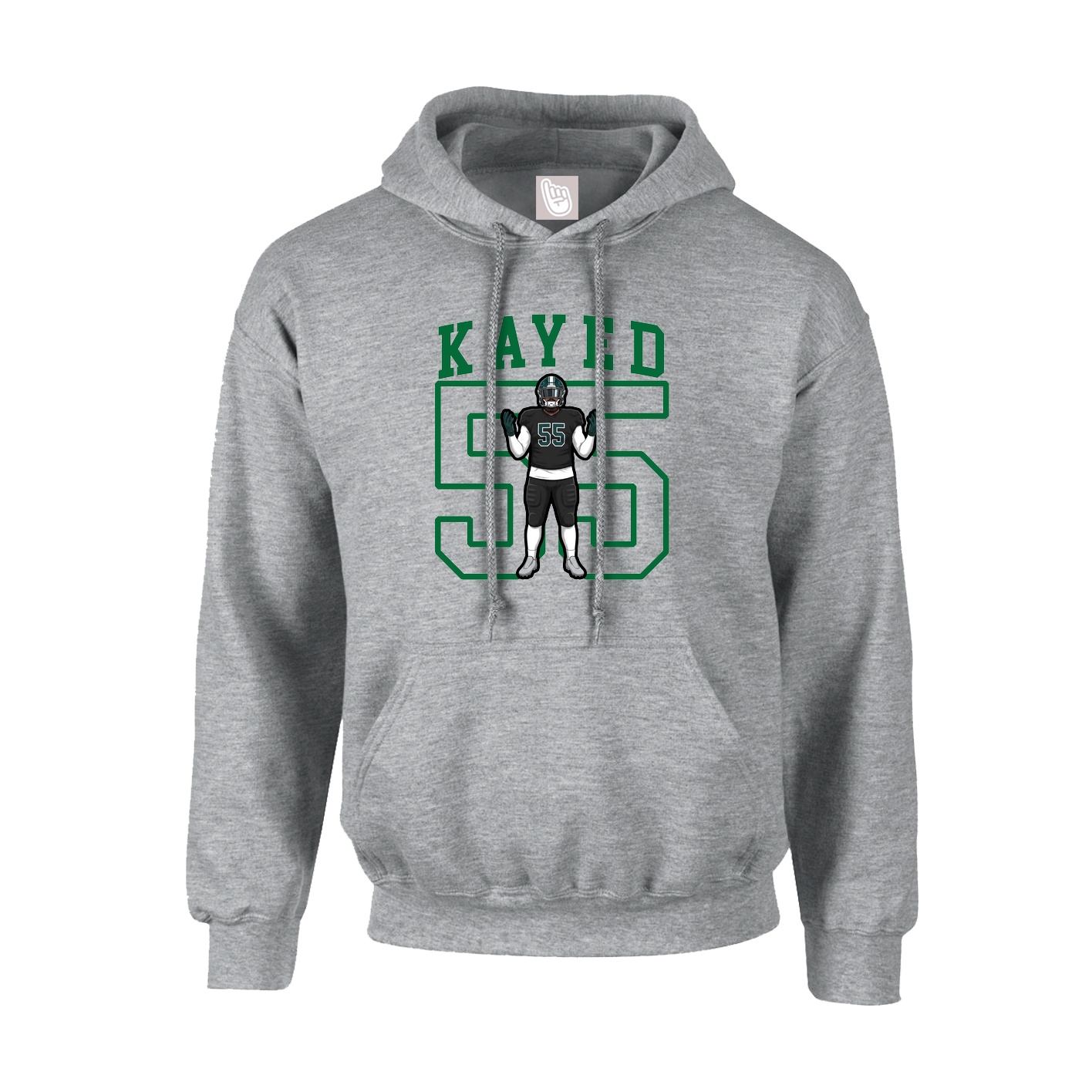 Hoodie — Shirsey in Grey