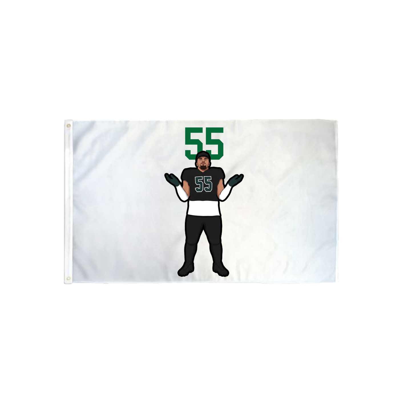 3x5 Flag — Number Top in Classic
