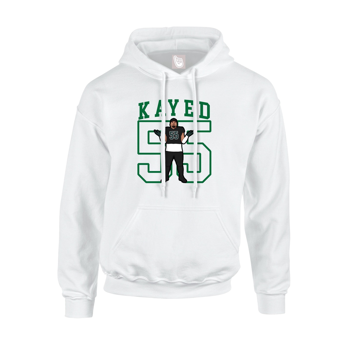 Youth Hoodie — Shirsey in White