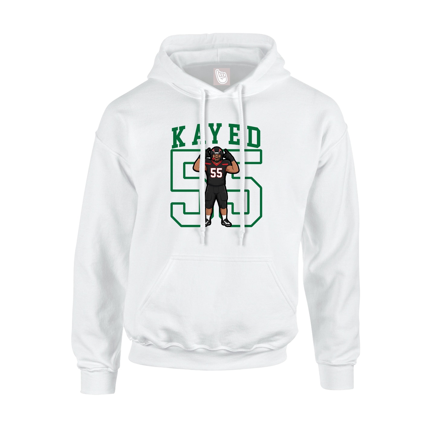 Hoodie — Shirsey in White