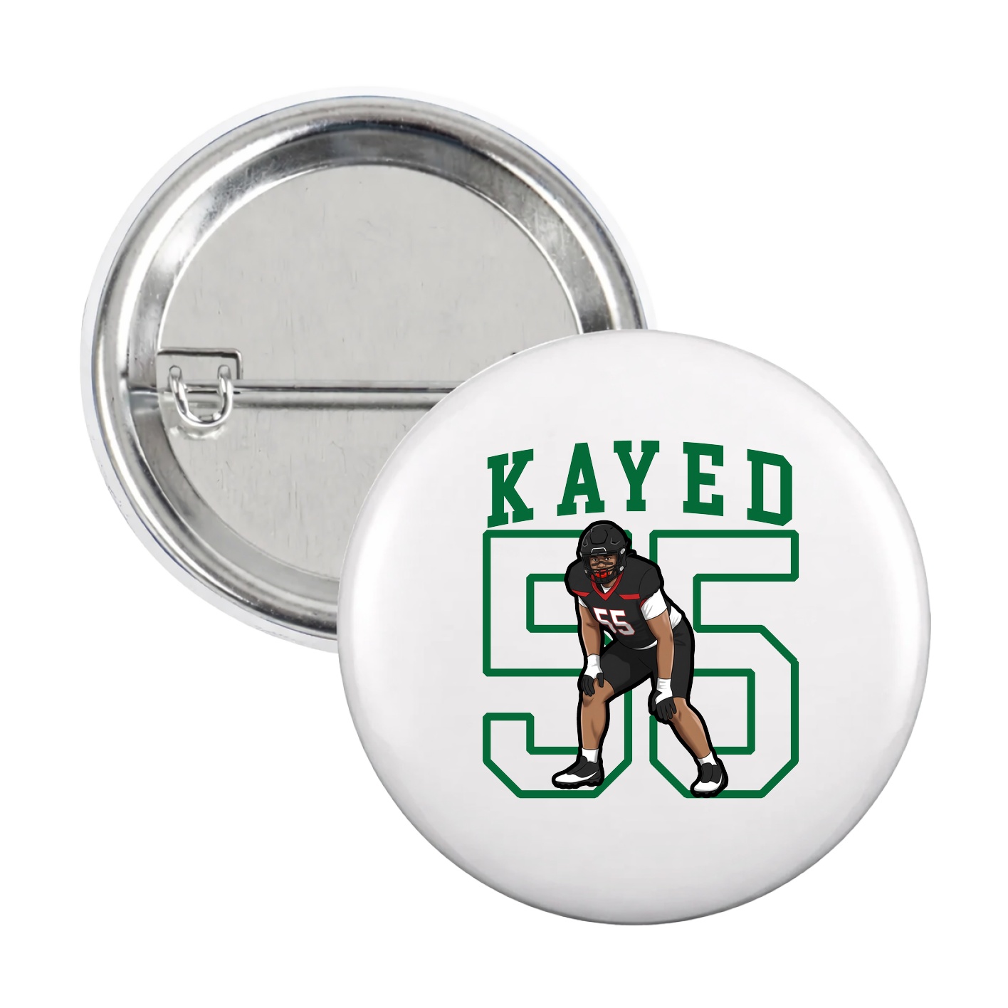 Game Day Button — Shirsey in White
