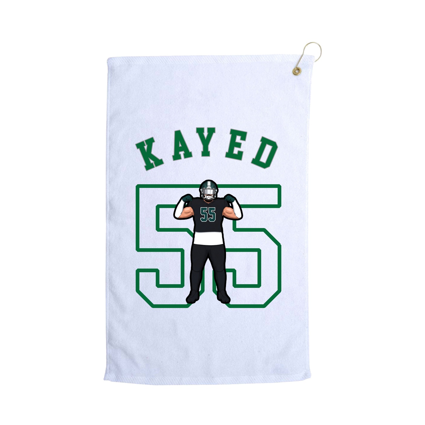 Golf Towel — Shirsey Arch in White